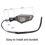 MK-236 4pcs 22LED Motorcycle V Line Two Color Turning Light Signal Angle Light, MK-236 (Yellow Blue), MK-236 (Yellow White), MK-236 (Yellow Red)