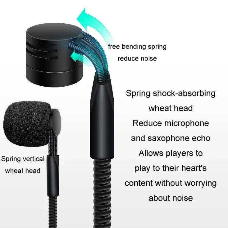 Micro không dây thu âm biểu diễn ngoài trời cho kèn Saxophone, Micro thu Saxophone