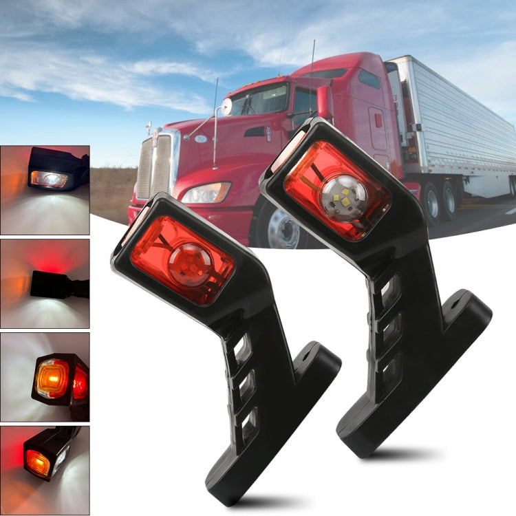 MK-216 1pair 12-24V 9LED Side Marker Lighting Outline Marker Truck Light Trailer Side Marker Lights, 1pair MK-216