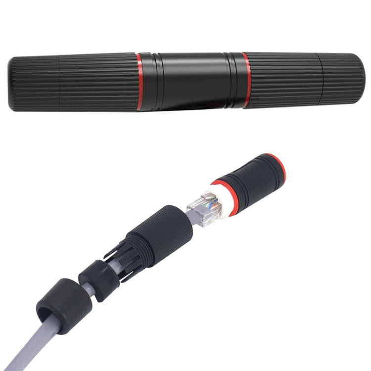 Đầu nối mạng ngoài trời chống nước YM-8821, đầu nối cáp mạng mở rộng hai chiều, Đầu nối hai chiều
