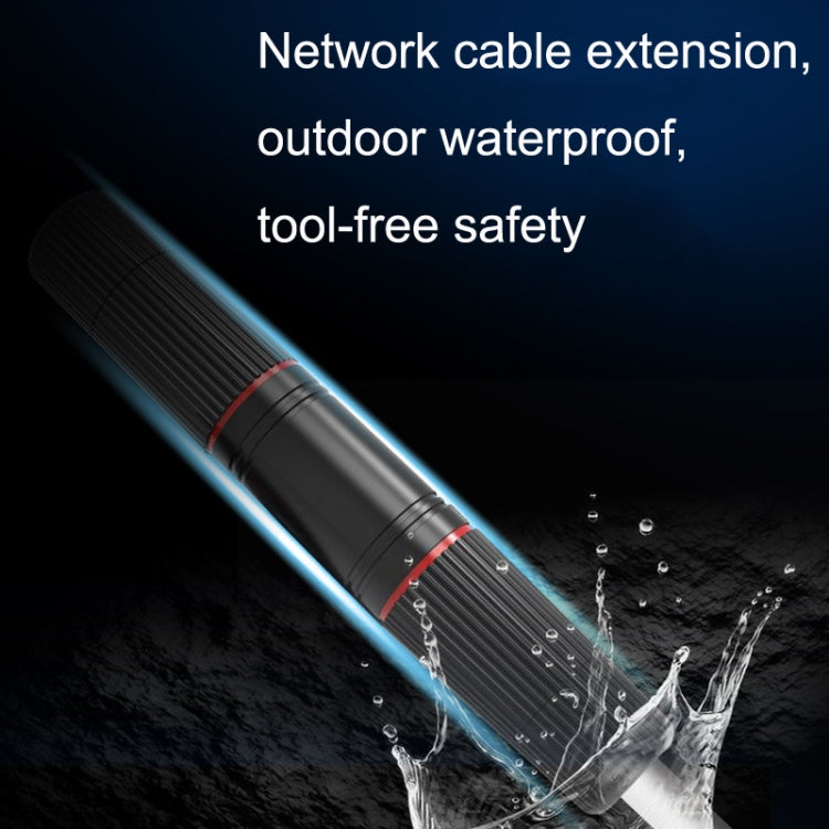 Đầu nối mạng ngoài trời chống nước YM-8821, đầu nối cáp mạng mở rộng hai chiều, Đầu nối hai chiều