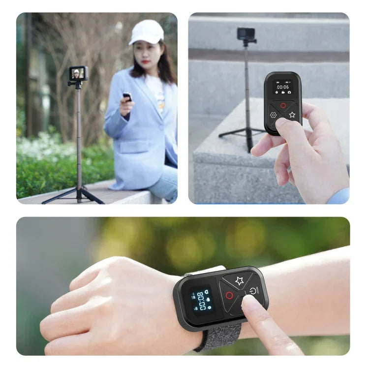 TELESIN T10 Điều khiển từ xa Bluetooth 80m cho GoPro Hero11 Black / HERO10 Black / HERO9 Black / HERO8 Black /Max, Dành cho GoPro