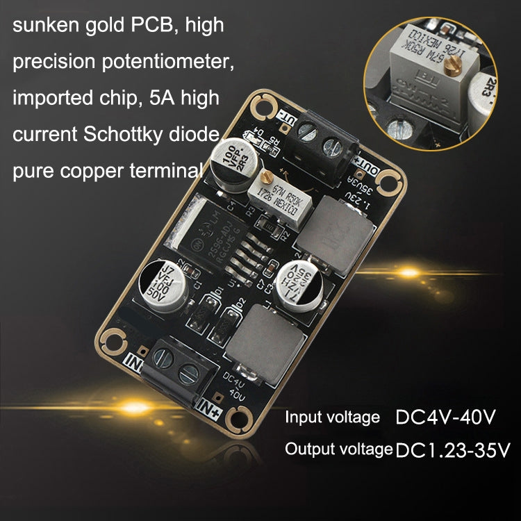 Mô-đun nguồn DC-DC điều chỉnh hạ áp LM2596-ADJ 4V-40V đến 1.23-35V 3A dạng bảng, LM2596-ADJ 4V-40V đến 1.23-35V