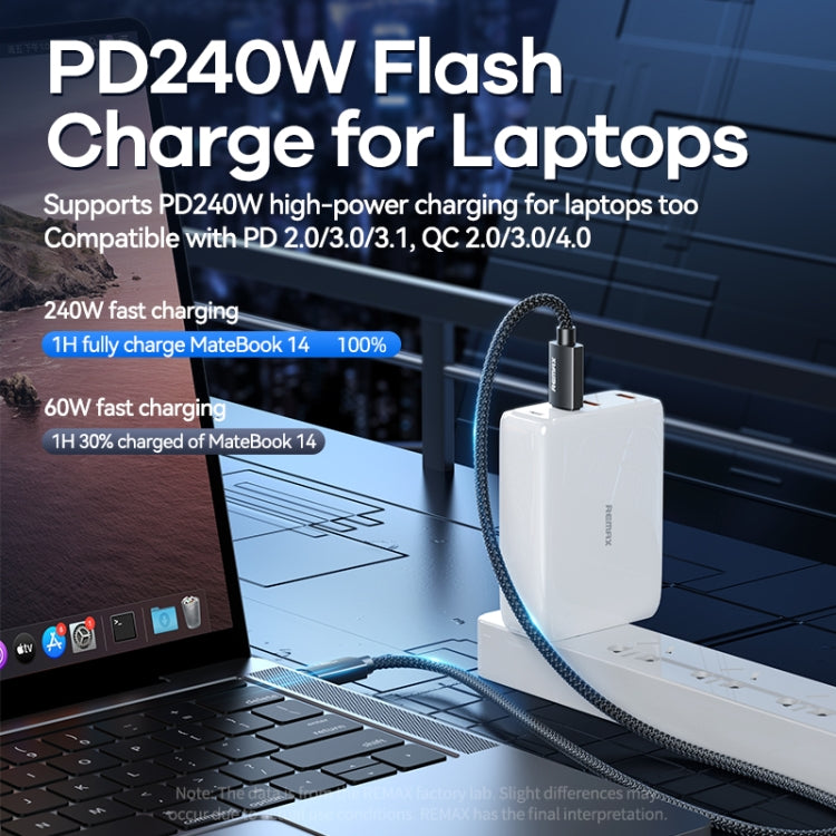 Cáp dữ liệu sạc nhanh 240W, Chiều dài: 1m, USB2.0, USB4.0