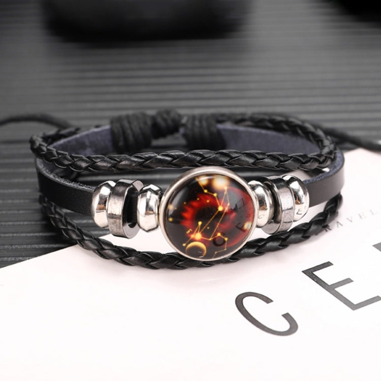 Vòng tay da bò nhiều lớp hạt theo mười hai cung hoàng đạo, Kiểu: Xử Nữ thường, Vòng tay Bọ Cạp phát sáng, Vòng tay Song Ngư thường, Vòng tay Cự Giải phát sáng, Vòng tay Sư Tử phát sáng, Vòng tay Xử Nữ phát sáng, Vòng tay Song Tử phát sáng