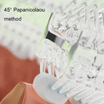 Bộ 2 bàn chải đánh răng silicone hình chữ U cho trẻ em hoạt hình, dành cho trẻ từ 2-12 tuổi
