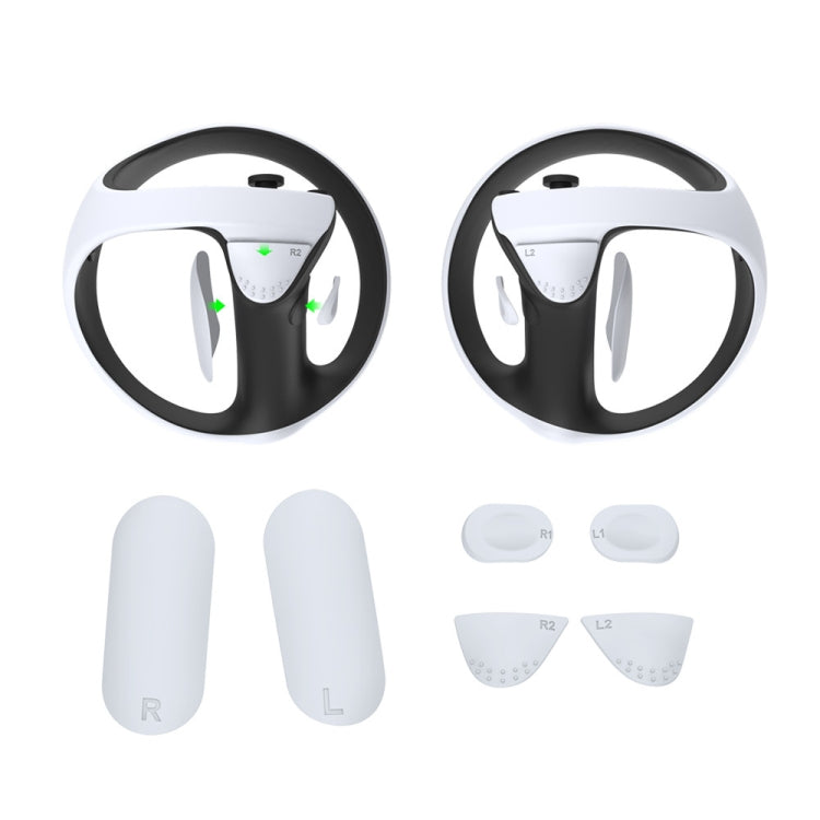 Bộ miếng đệm silicone chống trượt tay cầm nút bảo vệ cho PS5 VR2 DOBE, TP5-2512