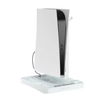 Đế làm mát đa chức năng cho tay cầm VR2, giá đỡ sạc, giá đỡ lưu trữ đĩa cho máy chủ PS5 ipaly, HBP-6478