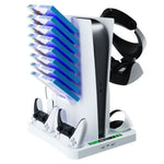 Đế làm mát đa chức năng cho tay cầm VR2, giá đỡ sạc, giá đỡ lưu trữ đĩa cho máy chủ PS5 ipaly, HBP-6478
