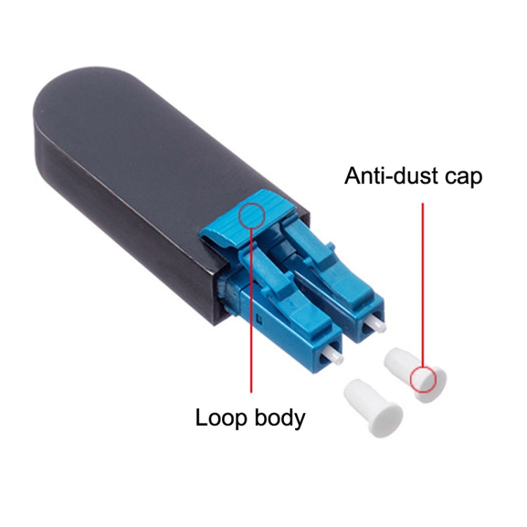 Đầu nối cáp quang LC / UPC, mô-đun vòng lặp phía sau LC, vòng lặp sợi quang đơn mode, vòng lặp sợi đơn