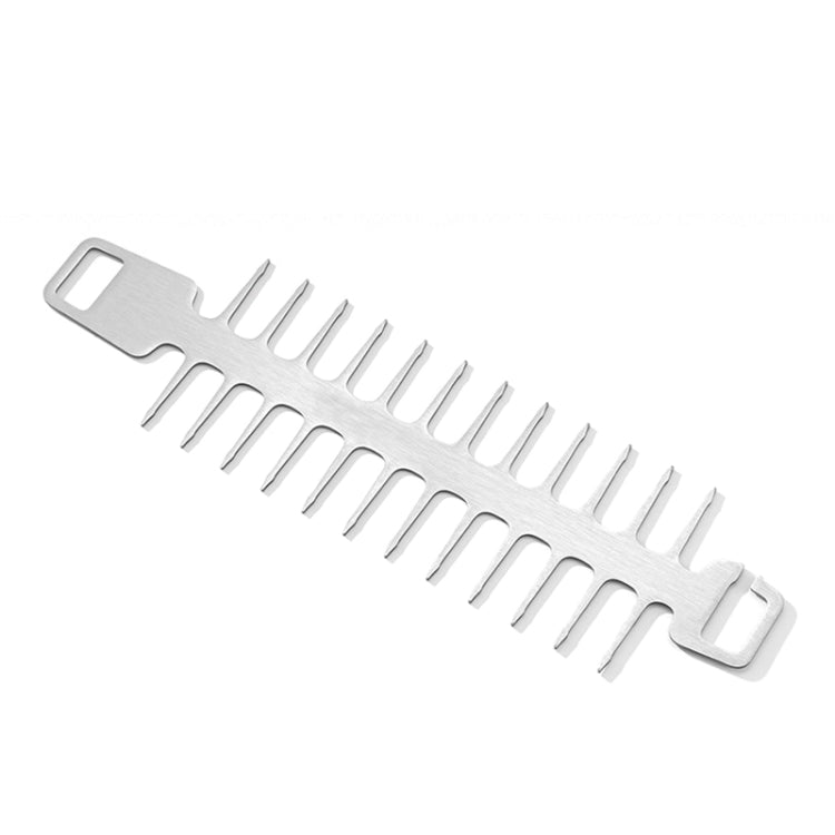 Outdoor Fish Bone Barbecue Steak 304 Stainless Steel Barbecue Stick, Cat Face Style Barbecue Stick, Hook Style Barbecue Stick