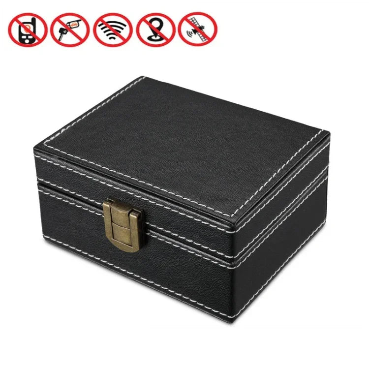 Hộp chìa khóa chắn tín hiệu điện thoại di động RFID xe hơi, Kích thước:, 11.5x9x6.2cm, 17x12.3x9.5cm