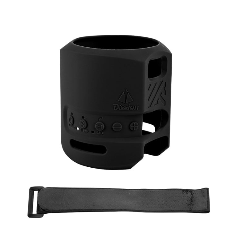 Ốp silicone loa Sony SRS-XB13 kèm móc và dây dán, dành cho Sony SRS-XB13