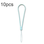 10pcs  Silicone Woven Pattern  Cell Phone Lanyard Anti-loss Hand Rope, Dark Night Green, White, Grass Purple, Light Green, Clove Purple, Antique White, Black, Red, Matcha Green, Lemon Yellow, Shallow Purple, Sand Pink, Sugar Orange, Tea Red            ...