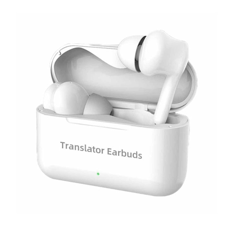 Tai nghe dịch thông minh Bluetooth đa quốc gia M6 hỗ trợ 127 ngôn ngữ, M6 trắng