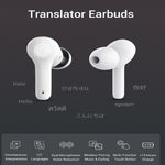Tai nghe dịch thông minh Bluetooth đa quốc gia M6 hỗ trợ 127 ngôn ngữ, M6 trắng