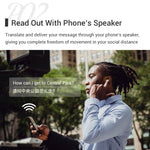 Tai nghe dịch thông minh Bluetooth đa quốc gia M6 hỗ trợ 127 ngôn ngữ, M6 trắng