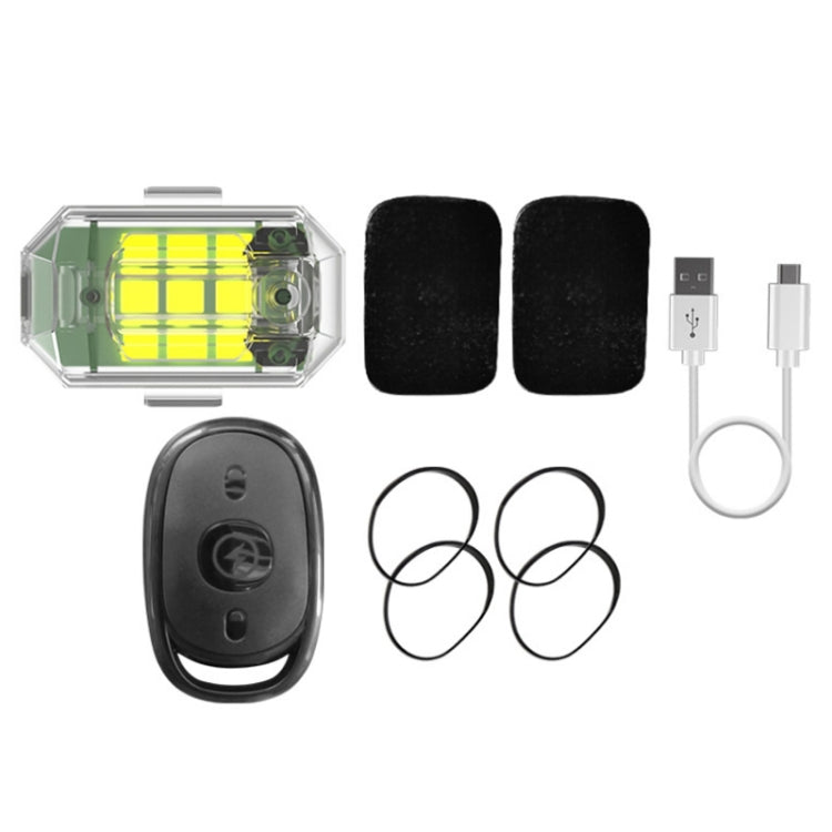 Đèn hậu cảnh báo xe điện độ LED điều khiển từ xa, 1 đèn + 1 điều khiển, 2 đèn + 1 điều khiển