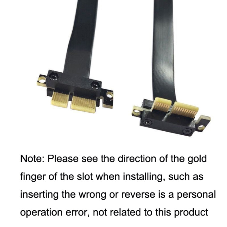 Cáp mở rộng card đồ họa / card mạng không dây PCI-E 3.0 1X góc 90 độ, Chiều dài cáp:, 5cm, 10cm, 15cm, 20cm, 25cm, 30cm, 40cm, 50cm
