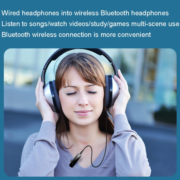 Y2 HiFi Bộ thu âm thanh Bluetooth 5.3 Micro cài áo 3.5mm Bộ chuyển đổi cuộc gọi Hỗ trợ phát thẻ TF, Y2