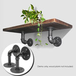 Kệ treo chậu cây bằng sắt rèn, kệ ống nước 11 inch, mặt bích, 7x7cm, 10x15cm, 14x14cm, 6 inch, 8 inch, 10 inch, 11 inch, 12 inch