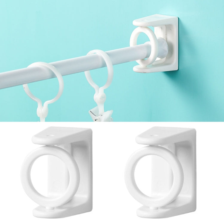 2 cái / gói móc thanh ống kính xoay hình tròn tam giác, giá đỡ cố định, mẫu keo trắng, mẫu keo trong suốt