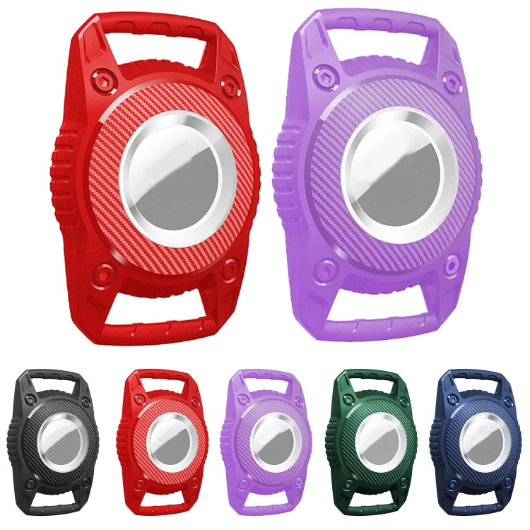 Vỏ Bảo Vệ Chống Nước IPX7 Toàn Diện Ba Chống Cho AirTag Thế Hệ 2 / AirTag Thế Hệ 1, Màu Đen, Xanh Hoàng Gia, Xanh Lục Đậm, Tím, Đỏ