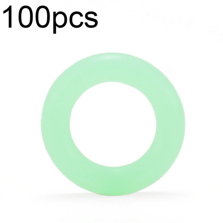 100 chiếc vòng cảnh báo phản quang silicone đa năng phát sáng cho cắm trại ngoài trời, Vòng phát sáng