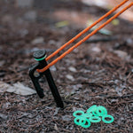 100 chiếc vòng cảnh báo phản quang silicone đa năng phát sáng cho cắm trại ngoài trời, Vòng phát sáng