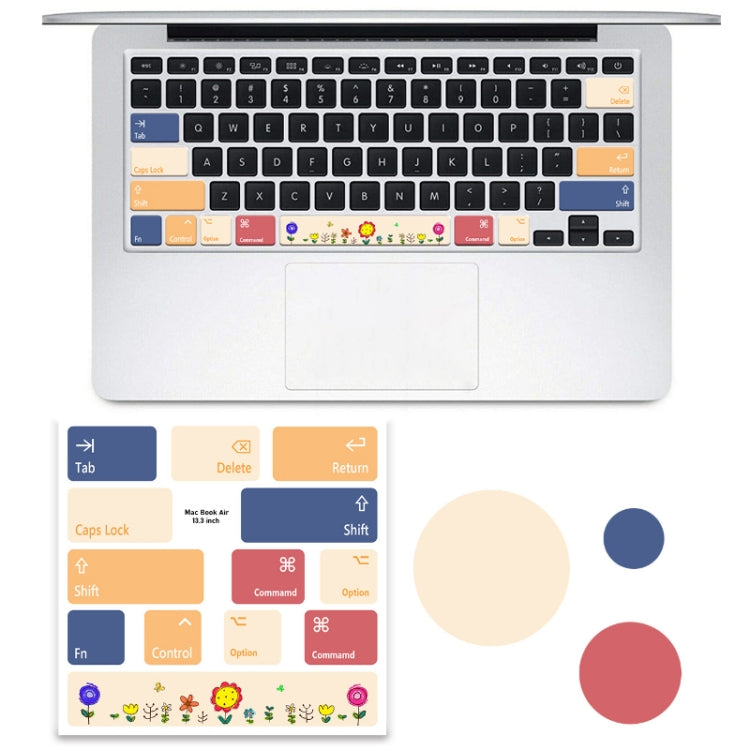 5 miếng dán bàn phím laptop PVC cho Macbook Air