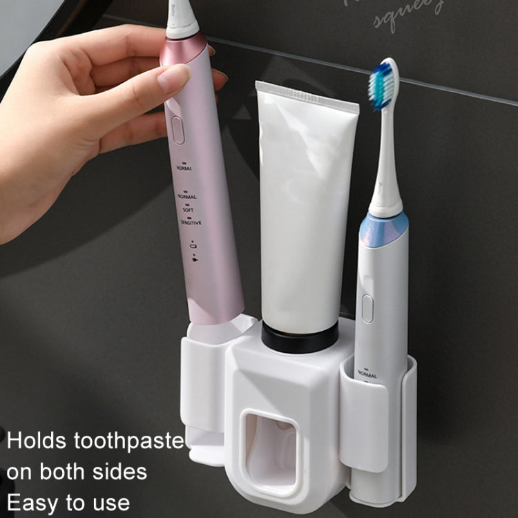 Giá Đỡ Bàn Chải Đánh Răng Điện, Ống Bóp Kem Đánh Răng Tự Động, Giá Đỡ Kem Đánh Răng Gắn Tường Nhà Tắm