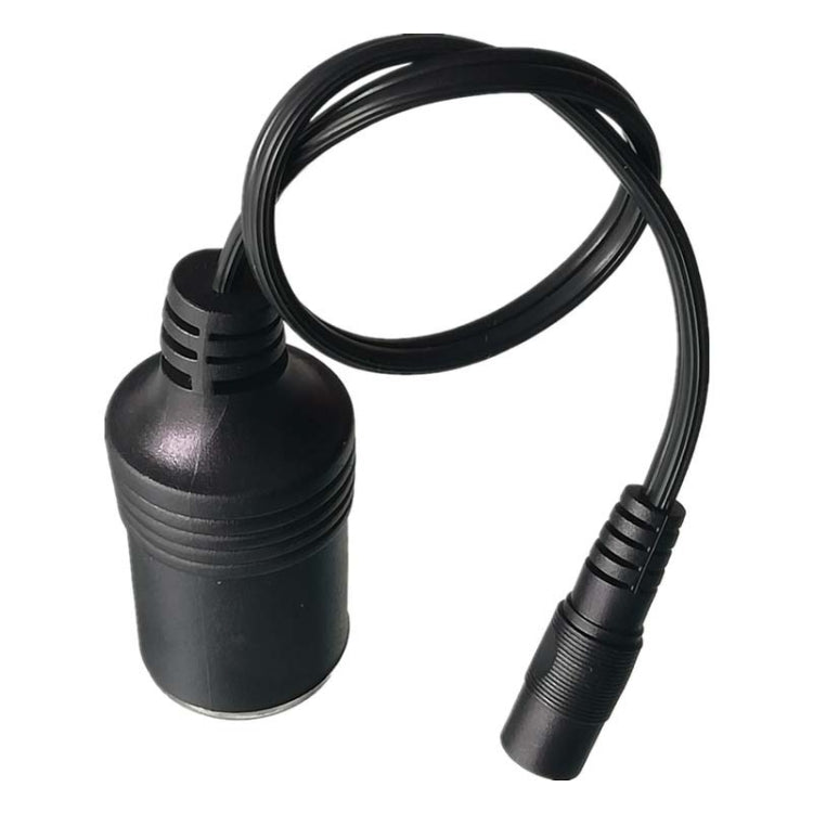 DC 5.5 x 2.1 mm Plug To Cigarette Lighter Mother Seat With DC Power Cord, DC 5.5 x 2.1mm Plug