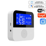 Cảm biến nhiệt độ và độ ẩm Tuya WIFI với màn hình LCD 2.9 inch, thông số: chỉ cảm biến, có dây cảm biến