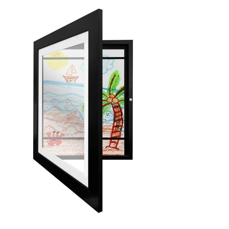 Khung tranh nghệ thuật trẻ em mở mặt trước bằng nam châm Frametory cho áp phích, ảnh, tranh vẽ, tranh sơn, gỗ, nhựa