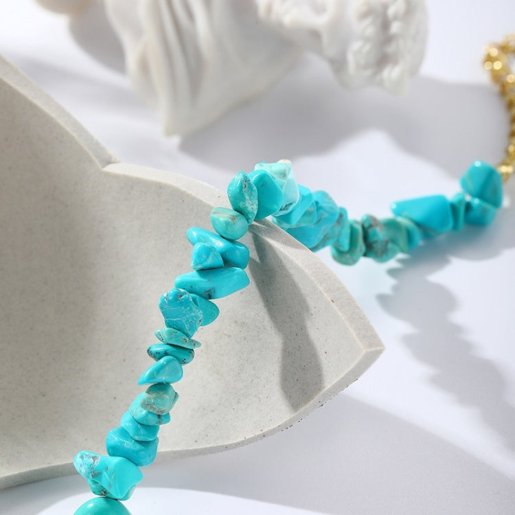 Vòng tay, vòng chân nữ phong cách Boho hạt sỏi tự nhiên