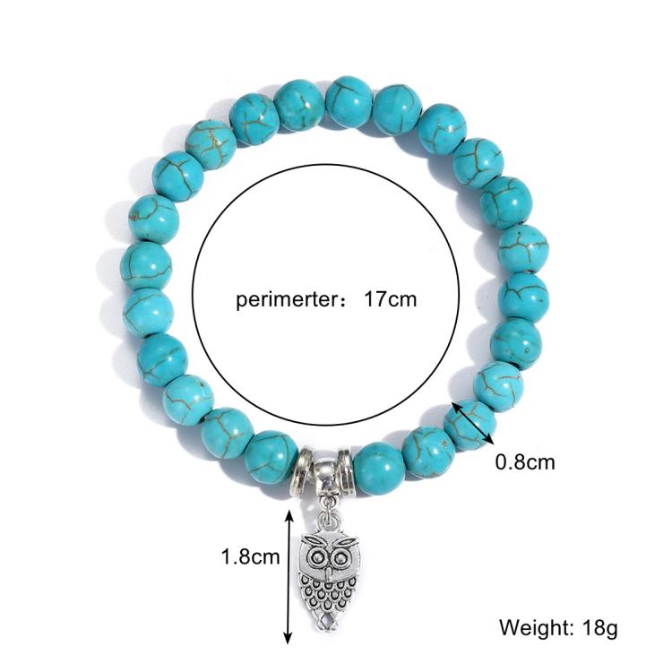 Vòng tay hạt phong cách dân tộc đá Turquoise nữ, S2208-2 Cú, S2208-3 Bướm, S2208-4 Sao biển, S2208-5 Cây sự sống, S2203-12 Thánh giá, S2203-13 Mặt dây chuyền Turquoise, S2212-1 Mắt, S2303-1, S2303-2 Rùa, S2303-3 Thánh giá, S2303-4 La bàn, S2203-11