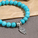 Vòng tay hạt phong cách dân tộc đá Turquoise nữ, S2208-2 Cú, S2208-3 Bướm, S2208-4 Sao biển, S2208-5 Cây sự sống, S2203-12 Thánh giá, S2203-13 Mặt dây chuyền Turquoise, S2212-1 Mắt, S2303-1, S2303-2 Rùa, S2303-3 Thánh giá, S2303-4 La bàn, S2203-11