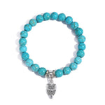 Vòng tay hạt phong cách dân tộc đá Turquoise nữ, S2208-2 Cú, S2208-3 Bướm, S2208-4 Sao biển, S2208-5 Cây sự sống, S2203-12 Thánh giá, S2203-13 Mặt dây chuyền Turquoise, S2212-1 Mắt, S2303-1, S2303-2 Rùa, S2303-3 Thánh giá, S2303-4 La bàn, S2203-11