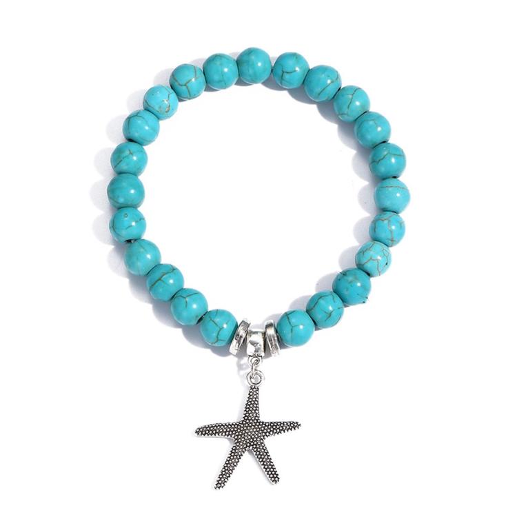 Vòng tay hạt phong cách dân tộc đá Turquoise nữ, S2208-2 Cú, S2208-3 Bướm, S2208-4 Sao biển, S2208-5 Cây sự sống, S2203-12 Thánh giá, S2203-13 Mặt dây chuyền Turquoise, S2212-1 Mắt, S2303-1, S2303-2 Rùa, S2303-3 Thánh giá, S2303-4 La bàn, S2203-11
