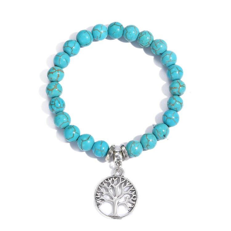 Vòng tay hạt phong cách dân tộc đá Turquoise nữ, S2208-2 Cú, S2208-3 Bướm, S2208-4 Sao biển, S2208-5 Cây sự sống, S2203-12 Thánh giá, S2203-13 Mặt dây chuyền Turquoise, S2212-1 Mắt, S2303-1, S2303-2 Rùa, S2303-3 Thánh giá, S2303-4 La bàn, S2203-11