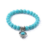 Vòng tay hạt phong cách dân tộc đá Turquoise nữ, S2208-2 Cú, S2208-3 Bướm, S2208-4 Sao biển, S2208-5 Cây sự sống, S2203-12 Thánh giá, S2203-13 Mặt dây chuyền Turquoise, S2212-1 Mắt, S2303-1, S2303-2 Rùa, S2303-3 Thánh giá, S2303-4 La bàn, S2203-11