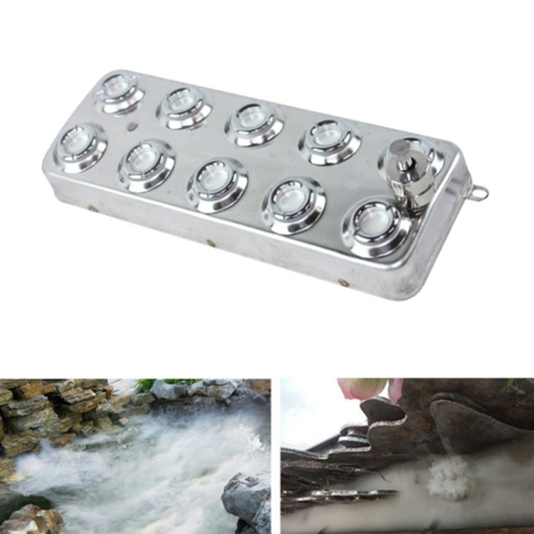 Phụ kiện phun sương siêu âm 10 đầu máy tạo sương cảnh quan tạo ẩm lượng sương lớn, 10 đầu máy tạo sương
