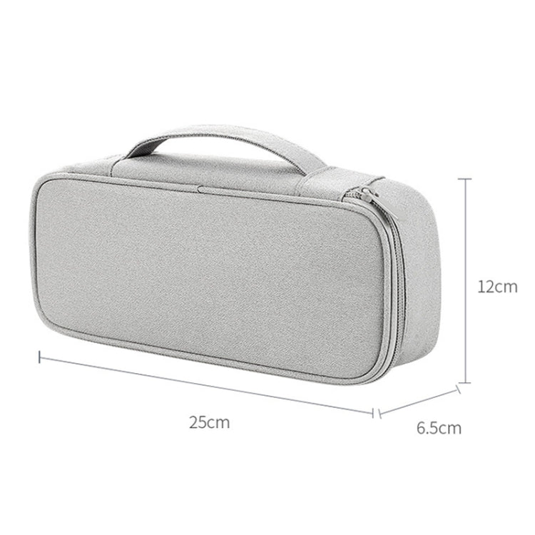 SM13 Túi Đựng Phụ Kiện Kỹ Thuật Số Đa Năng Chống Nước và Chống Sốc, 25x6.5x12cm (Xám), 25x6.5x12cm (Xám Đậm), 25x6.5x12cm (Xanh Navy), 25x6.5x12cm (Hồng), 25x6.5x12cm (Đen)