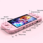 Máy chơi game cầm tay RG3000 hỗ trợ tay cầm đôi, máy chơi game mini, RG3000 màu hồng, RG3000 màu xám, RG3000 màu tím, RG3000 màu xanh lá, RG3000 màu vàng