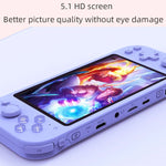Máy chơi game cầm tay RG3000 hỗ trợ tay cầm đôi, máy chơi game mini, RG3000 màu hồng, RG3000 màu xám, RG3000 màu tím, RG3000 màu xanh lá, RG3000 màu vàng