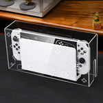 035 cho máy chơi game Nintendo Switch/OLED, đế phát sáng chống bụi, Thông số:, Đế đèn, Trong suốt, Nhãn trắng, Nhãn đen, Tay cầm, Jet Warrior, Noble, Gengar