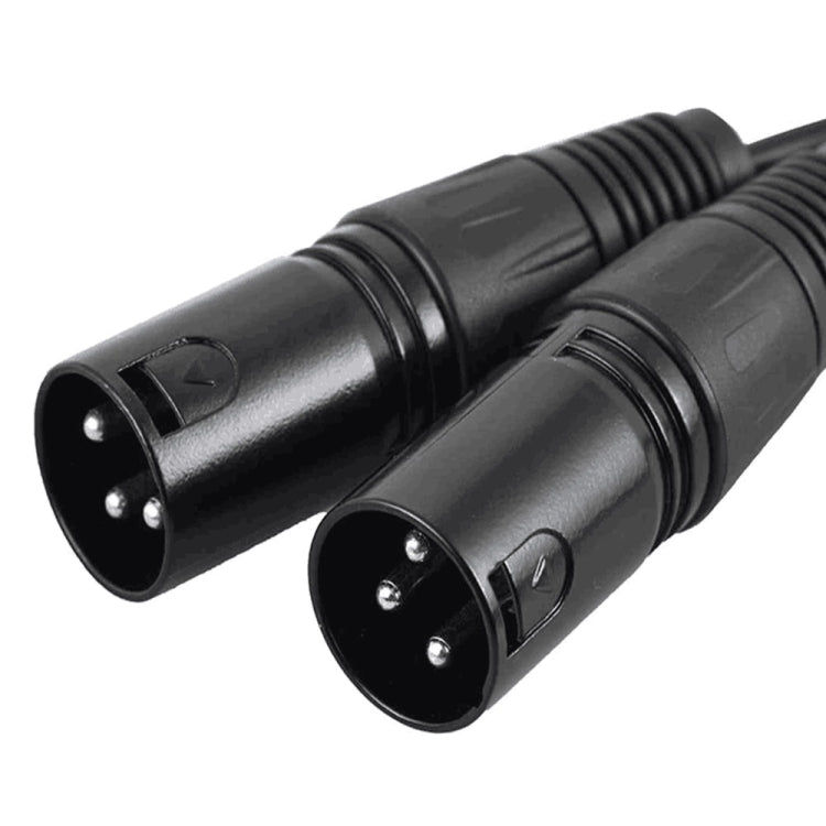 Cáp âm thanh cân bằng 2RCA sang 2XLR Canon cho loa, dài 0.5m, 1m, 1.5m, 3m