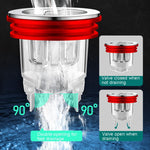 Lõi Bịt Khử Mùi Thoát Nước Sàn Nhà Tắm Nhà Vệ Sinh Đa Năng Ống Chống Côn Trùng, PVC