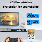 Máy chơi game cầm tay RG353V 3.5 inch, máy chơi game không dây Android 11 Linux OS, Chỉ máy, 64G 15.000 trò chơi, 128G 25.000 trò chơi, 256G 35.000 trò chơi