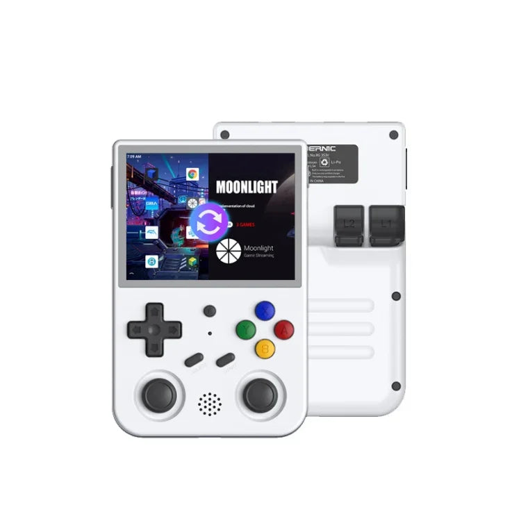 Máy chơi game cầm tay RG353V 3.5 inch, máy chơi game không dây Android 11 Linux OS, Chỉ máy, 64G 15.000 trò chơi, 128G 25.000 trò chơi, 256G 35.000 trò chơi